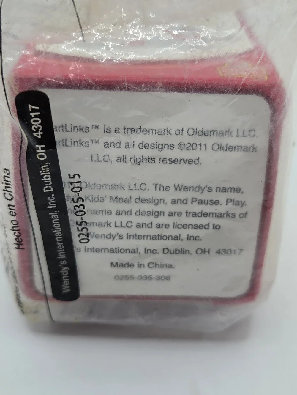 Wendy's Kids Meal Smart Links Airplane #2 of 4 - 2011 - Part of Mega Dragon -NEW